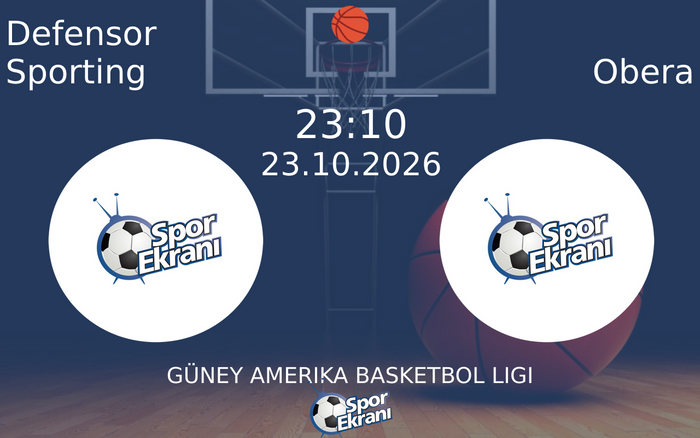 Defensor Sporting vs Obera maçı Hangi Kanalda Saat Kaçta Yayınlanacak? | 23 Ekim 2026 Defensor Sporting vs Obera maçı Hangi Kanalda Saat Kaçta Yayınlanacak? | 23 Ekim 2026