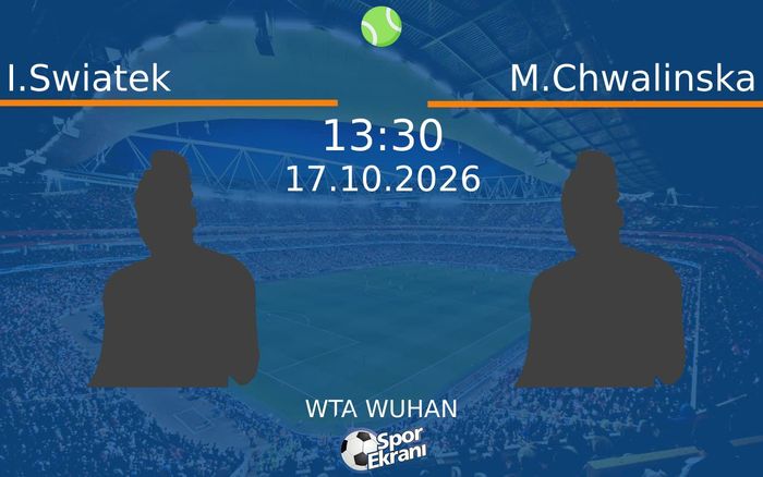 I.Swiatek vs M.Chwalinska maçı Hangi Kanalda Saat Kaçta Yayınlanacak? | 17 Ekim 2026