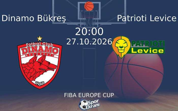 Dinamo Bükreş vs Patrioti Levice maçı Hangi Kanalda Saat Kaçta Yayınlanacak? | 27 Ekim 2026 Dinamo Bükreş vs Patrioti Levice maçı Hangi Kanalda Saat Kaçta Yayınlanacak? | 27 Ekim 2026