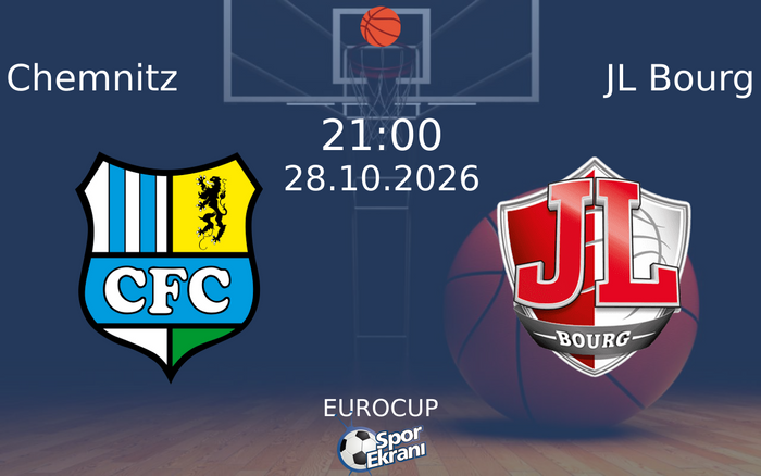 Chemnitz vs JL Bourg maçı Hangi Kanalda Saat Kaçta Yayınlanacak? | 28 Ekim 2026 Chemnitz vs JL Bourg maçı Hangi Kanalda Saat Kaçta Yayınlanacak? | 28 Ekim 2026