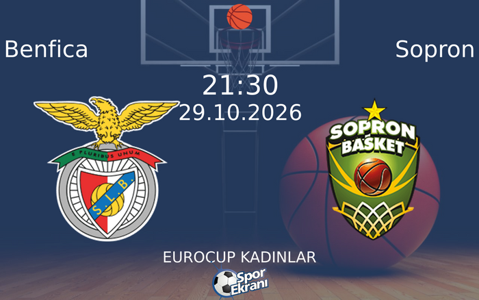 Benfica vs Sopron maçı Hangi Kanalda Saat Kaçta Yayınlanacak? | 29 Ekim 2026