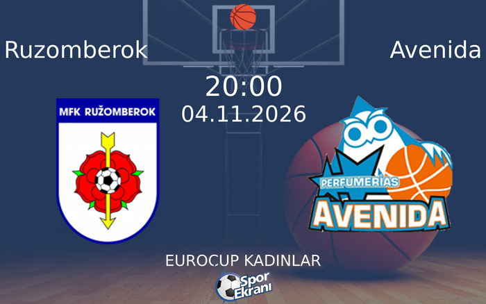 Ruzomberok vs Avenida maçı Hangi Kanalda Saat Kaçta Yayınlanacak? | 04 Kasım 2026