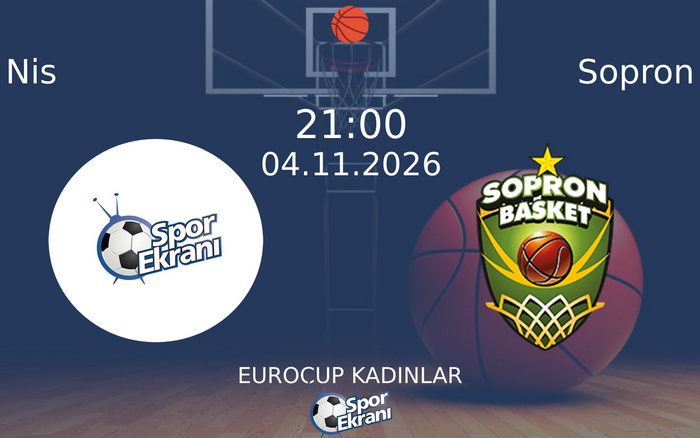 Nis vs Sopron maçı Hangi Kanalda Saat Kaçta Yayınlanacak? | 04 Kasım 2026