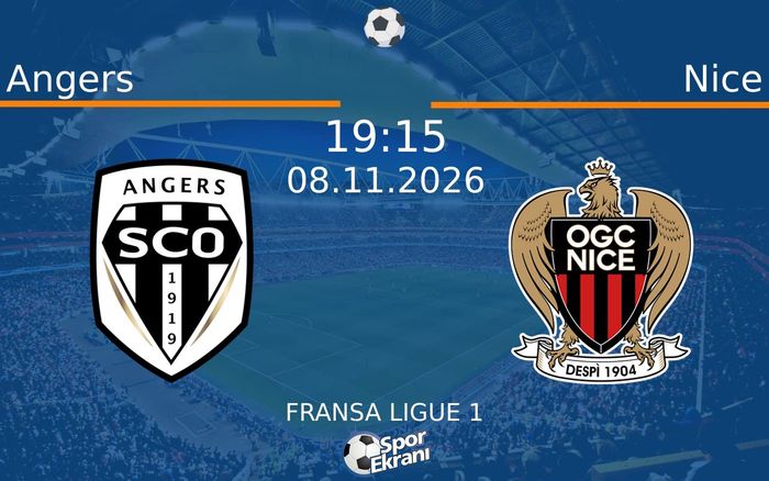 Angers vs Nice maçı Hangi Kanalda Saat Kaçta Yayınlanacak? | 08 Kasım 2026 Angers vs Nice maçı Hangi Kanalda Saat Kaçta Yayınlanacak? | 08 Kasım 2026