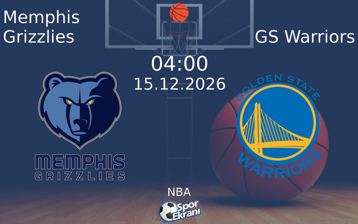 Memphis Grizzlies vs GS Warriors maçı Hangi Kanalda Saat Kaçta Yayınlanacak? | 15 Aralık 2026