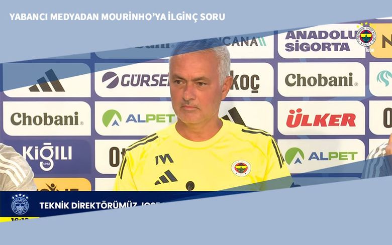 Yabancı Medyadan Mourinho’ya İlginç Soru Yabancı Medyadan Mourinho’ya İlginç Soru