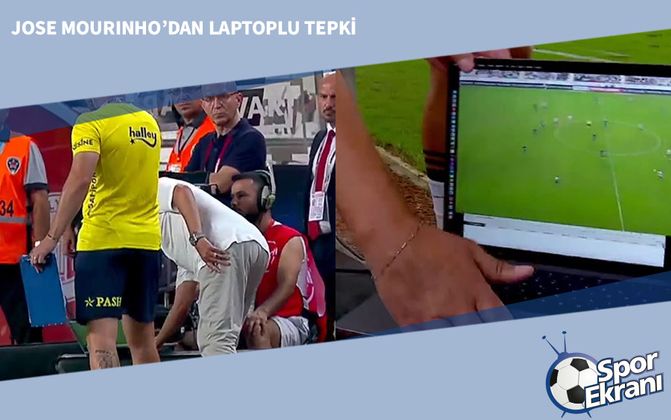 Jose Mourinho’dan Laptoplu Tepki