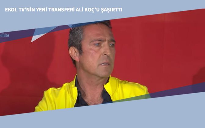 Ekol TV’nin Yeni Transferi Ali Koç’u Şaşırttı
