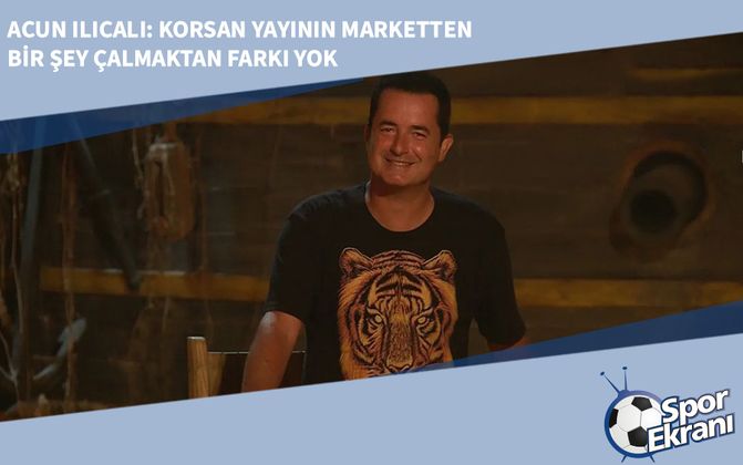 Acun Ilıcalı: Korsan Yayının Marketten Bir Şey Çalmaktan Farkı Yok