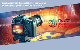 25/26 Basketbol Süper Ligi 6’ncı Haftasında Yayınlanacak Şifresiz Maçlar Belli Oldu 25/26 Basketbol Süper Ligi 6’ncı Haftasında Yayınlanacak Şifresiz Maçlar Belli Oldu