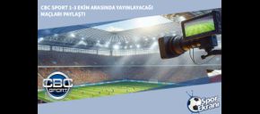 CBC Sport 1-3 Ekim Arasında Yayınlayacağı Maçları Paylaştı