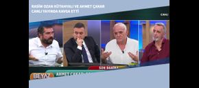 Rasim Ozan Kütahyalı ve Ahmet Çakar Canlı Yayında Kavga Etti