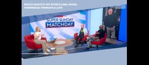 İngiliz Gazeteci Sky Sports Canlı Yayına Fenerbahçe Formasıyla Çıktı