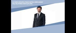Ali Emre Dedeoğlu’ndan Hapoel-Paris Basket Maç Anlatımına Dair Açıklama