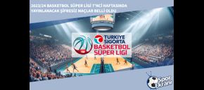 2023/24 Basketbol Süper Ligi 7’nci Haftasında Yayınlanacak Şifresiz Maçlar Belli Oldu