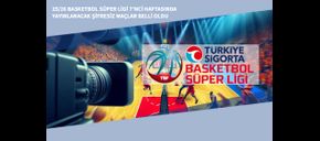 25/26 Basketbol Süper Ligi 7’nci Haftasında Yayınlanacak Şifresiz Maçlar Belli Oldu