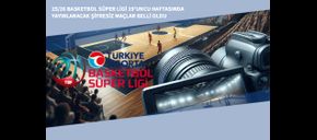 25/26 Basketbol Süper Ligi 19’uncu Haftasında Yayınlanacak Şifresiz Maçlar Belli Oldu
