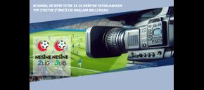Bi Kanal ve Sıfır TV’de 24-26 Ekim’de Yayınlanacak TFF 2’nci ve 3’üncü Lig Maçları Belli Oldu