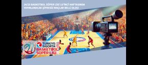24/25 Basketbol Süper Ligi 15’inci Haftasında Yayınlanacak Şifresiz Maçlar Belli Oldu