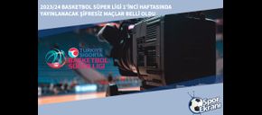 2023/24 Basketbol Süper Ligi 1’inci Haftasında Yayınlanacak Şifresiz Maçlar Belli Oldu