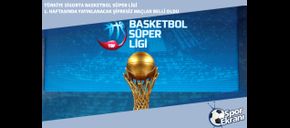 Türkiye Sigorta Basketbol Süper Ligi 1’inci Haftasında Yayınlanacak Şifresiz Maçlar Belli Oldu
